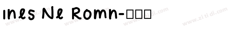 ines Ne Romn字体转换